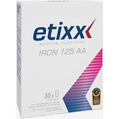 Etixx Iron 125 AA - Complément alimentaire - Publicité Etixx Iron 125 AA - Complément alimentaire - Publicité