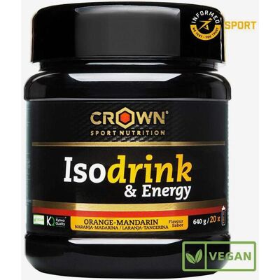 CROWN SPORT NUTRITION Iso & Energy Orange - Boisson isotonique - Publicité CROWN SPORT NUTRITION Iso & Energy Orange - Boisson isotonique - Publicité
