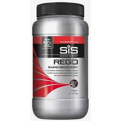 Shake SIS REGO Rapid Recovery saveur fraise 500 g - Publicité Shake SIS REGO Rapid Recovery saveur fraise 500 g - Publicité