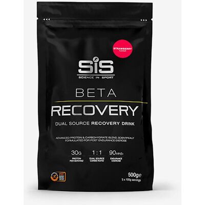 SIS Beta Fuel Recovery saveur fraise douce 500 g - Publicité SIS Beta Fuel Recovery saveur fraise douce 500 g - Publicité