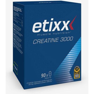 Etixx Créatine 3000 - 90 Comprimés - Supplément Énergie - Publicité Etixx Créatine 3000 - 90 Comprimés - Supplément Énergie - Publicité