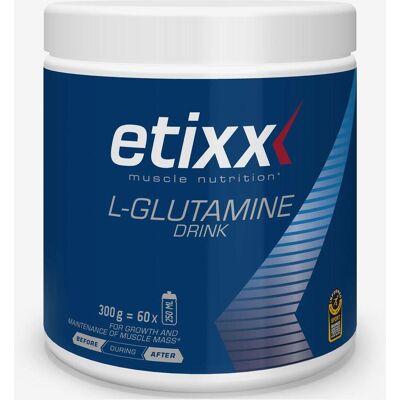 Etixx L-Glutamine 300g - Améliore La Récupération Musculaire - Publicité Etixx L-Glutamine 300g - Améliore La Récupération Musculaire - Publicité