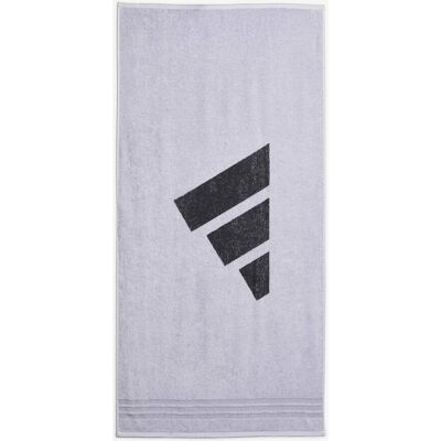 Serviette adidas Performance blanche logo noir - Publicité Serviette adidas Performance blanche logo noir - Publicité