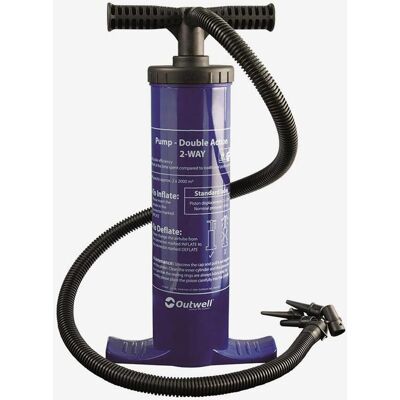 Pompe manuelle Outwell Double Action Pump bleu noir - Publicité Pompe manuelle Outwell Double Action Pump bleu noir - Publicité