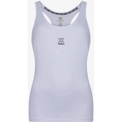 T-shirt à bretelles Munich Padel Club blanc femme - L - Publicité T-shirt à bretelles Munich Padel Club blanc femme - L - Publicité