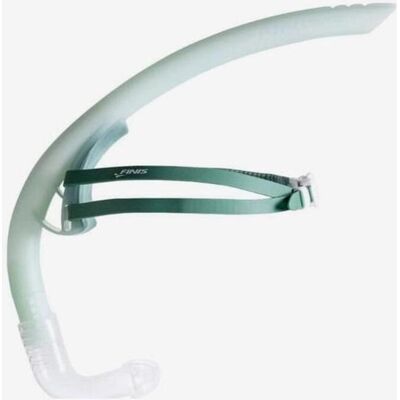 Tuba frontale Finis Stability snorkel vert menthe transparent - Publicité Tuba frontale Finis Stability snorkel vert menthe transparent - Publicité