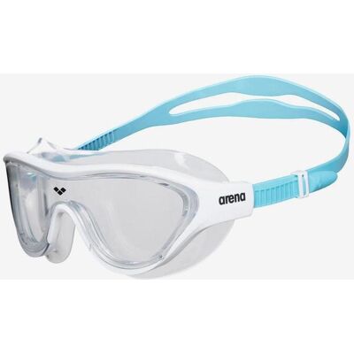 Lunettes de natation Arena The One bleu blanc avec verres transparents blanc enfant - Publicité Lunettes de natation Arena The One bleu blanc avec verres transparents blanc enfant - Publicité