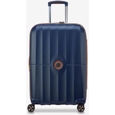 Valise Delsey Paris Carrousel 2.0 85.61L bleu marine marron - Publicité Valise Delsey Paris Carrousel 2.0 85.61L bleu marine marron - Publicité