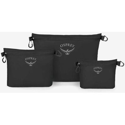 Set de trousses de toilette Osprey Ultralight Zipper Sack noir - Publicité Set de trousses de toilette Osprey Ultralight Zipper Sack noir - Publicité