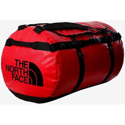 Sac The North Face Base Camp Duffel 2XL 150L rouge brillant noir - Publicité Sac The North Face Base Camp Duffel 2XL 150L rouge brillant noir - Publicité