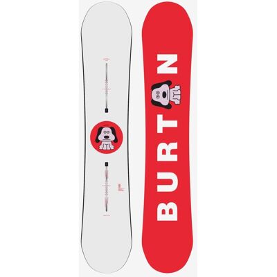 Planche de snowboard Burton Process Camber blanc rouge - 149 - Publicité Planche de snowboard Burton Process Camber blanc rouge - 149 - Publicité