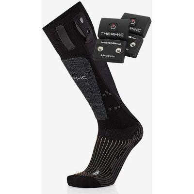 Set chaussettes Therm-ic Heated Ski + S-Pack 1200 noir - 45-47 - Publicité Set chaussettes Therm-ic Heated Ski + S-Pack 1200 noir - 45-47 - Publicité
