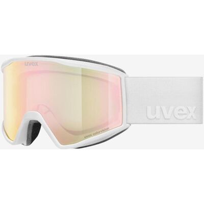 Masque Uvex Blast CV blanc mat avec lentille miroir Rose - Publicité Masque Uvex Blast CV blanc mat avec lentille miroir Rose - Publicité