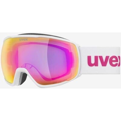 Masque Uvex Victorious CV blanc mat avec verre miroir Mirror Pink - Publicité Masque Uvex Victorious CV blanc mat avec verre miroir Mirror Pink - Publicité