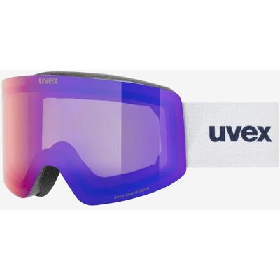 Masque Uvex Provoqe FM blanc mat avec lentille Mirror Ruby - Publicité Masque Uvex Provoqe FM blanc mat avec lentille Mirror Ruby - Publicité