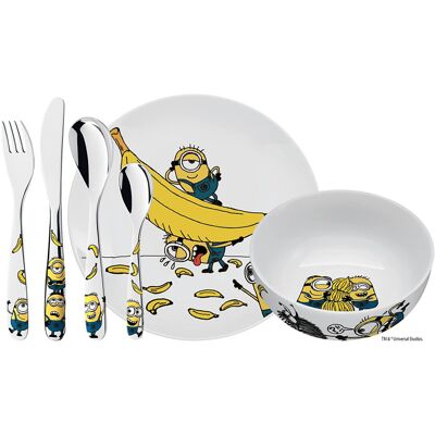 Coffret repas enfants wmf les minions acier inox 18/10 et porcelaine - Publicité Coffret repas enfants wmf les minions acier inox 18/10 et porcelaine - Publicité