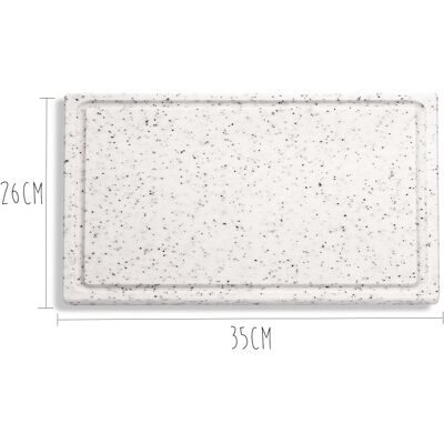 F. DICK Planche à découper en plastique marbré double face - 91265000-90 - Publicité F. DICK Planche à découper en plastique marbré double face - 91265000-90 - Publicité