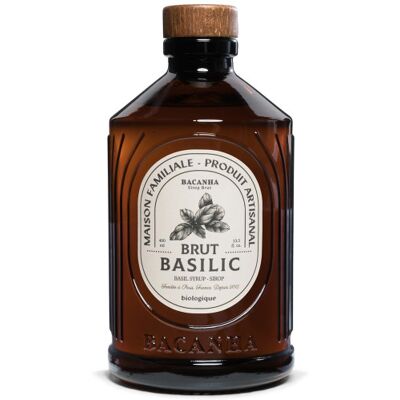 Sirop de basilic brut artisanal bacanha certifié biologique 40cl - Publicité Sirop de basilic brut artisanal bacanha certifié biologique 40cl - Publicité