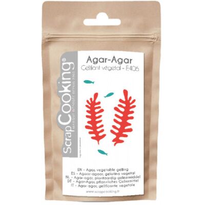 Agar-agar en poudre scrapcooking 35g - Publicité Agar-agar en poudre scrapcooking 35g - Publicité
