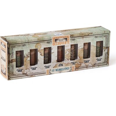 Quai Sud France Coffret découverte quai sud 7 mélanges d'épices - Publicité Quai Sud France Coffret découverte quai sud 7 mélanges d'épices - Publicité
