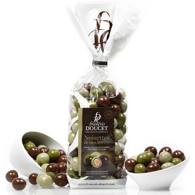 Francois Doucet Bonbons au chocolat françois doucet noisettes de nos forêts sachet de 200g - Publicité Francois Doucet Bonbons au chocolat françois doucet noisettes de nos forêts sachet de 200g - Publicité