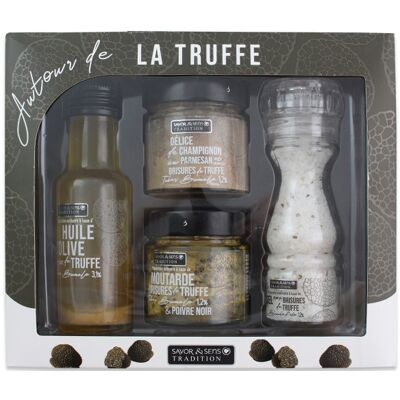 Coffret gourmand savor&sens; autour de la truffe - Publicité Coffret gourmand savor&sens; autour de la truffe - Publicité