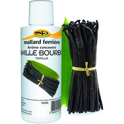 Mallard Ferrière Vanille bourbon - 125 ml - Concentré aromatique - Publicité Mallard Ferrière Vanille bourbon - 125 ml - Concentré aromatique - Publicité