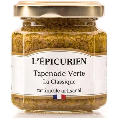 Tapenade verte la classique l'épicurien fabriquée en france 100g - Publicité Tapenade verte la classique l'épicurien fabriquée en france 100g - Publicité
