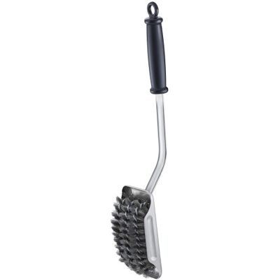 Brosse de Grill Rösle SlideX - Acier Inoxydable, Longue Manche, Tête Remplaçable - Publicité Brosse de Grill Rösle SlideX - Acier Inoxydable, Longue Manche, Tête Remplaçable - Publicité