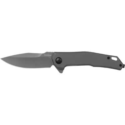 Kershaw Helitack 5570 Couteau de poche en acier inoxydable gris PVD - Publicité Kershaw Helitack 5570 Couteau de poche en acier inoxydable gris PVD - Publicité
