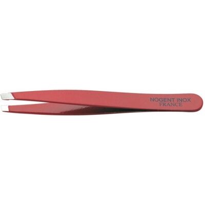 Pince à épiler nogent rouge acier inox 9.5cm - Publicité Pince à épiler nogent rouge acier inox 9.5cm - Publicité