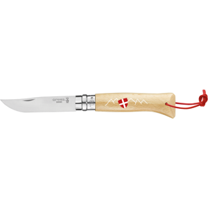 Couteau pliant opinel tradition inox le savoyard n°08 lame 8,5cm manche hêtre - Publicité Couteau pliant opinel tradition inox le savoyard n°08 lame 8,5cm manche hêtre - Publicité