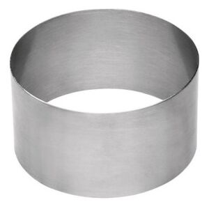 Cercle à pâtisserie de buyer rond inox hauteur 4,5cm 10cm - Publicité Cercle à pâtisserie de buyer rond inox hauteur 4,5cm 10cm - Publicité