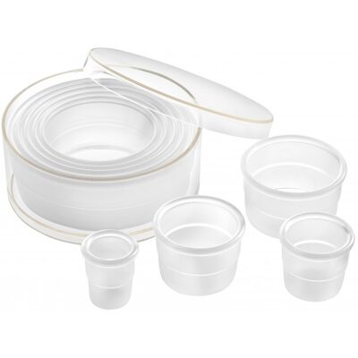 Déglon Set van 9 Ronde Uitstekers - Bakgereedschap - Hittebestendig tot 220°C - Publicité Déglon Set van 9 Ronde Uitstekers - Bakgereedschap - Hittebestendig tot 220°C - Publicité