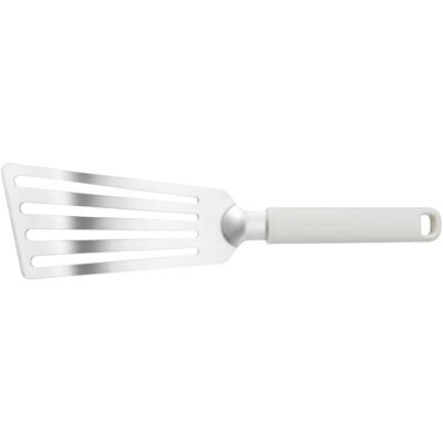 KitchenAid Spatule de cuisine ajourée kitchen aid en acier inoxydable 31,5cm Blanc porcelaine - Publicité KitchenAid Spatule de cuisine ajourée kitchen aid en acier inoxydable 31,5cm Blanc porcelaine - Publicité
