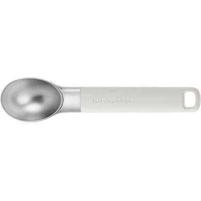KitchenAid Cuillère à glace kitchen aid en acier inoxydable Blanc porcelaine - Publicité KitchenAid Cuillère à glace kitchen aid en acier inoxydable Blanc porcelaine - Publicité