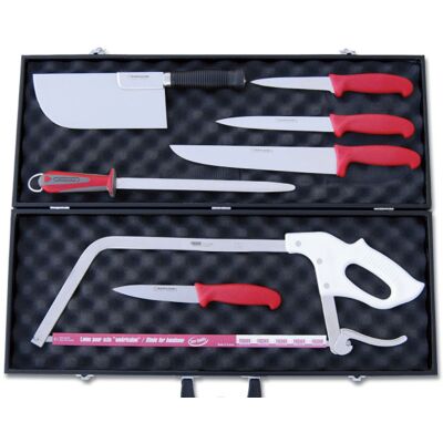 Fischer-Bargoin Malette de 7 couteaux professionnels fischer pour bouchers - Publicité Fischer-Bargoin Malette de 7 couteaux professionnels fischer pour bouchers - Publicité