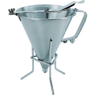 Entonnoir à fondant automatique tout inox 1.9l 3 débits - Publicité Entonnoir à fondant automatique tout inox 1.9l 3 débits - Publicité