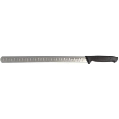 Fischer-Bargoin Couteau à jambon bargoin creative chef lame alvéolée 33cm manche noir - Publicité Fischer-Bargoin Couteau à jambon bargoin creative chef lame alvéolée 33cm manche noir - Publicité