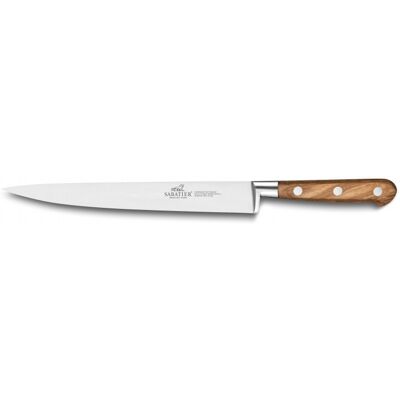 Couteau à filet flexible Sabatier Ideal Provencao manche en olivier - 15cm - Publicité Couteau à filet flexible Sabatier Ideal Provencao manche en olivier - 15cm - Publicité
