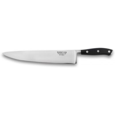 Sabatier Trompette - Vulcano - 25cm lame - Couteau de chef - Publicité Sabatier Trompette - Vulcano - 25cm lame - Couteau de chef - Publicité