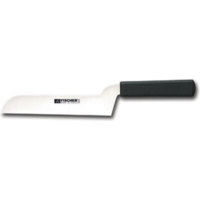 Fischer-Bargoin Couteau à fromage fischer lame coudée acier inox 21cm manche noir - Publicité Fischer-Bargoin Couteau à fromage fischer lame coudée acier inox 21cm manche noir - Publicité