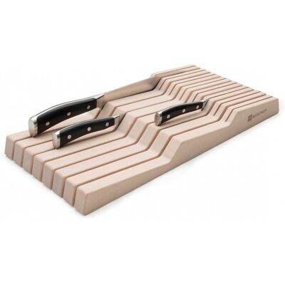 Porte-couteaux pour tiroir wusthof - pour 15 couteaux - Publicité Porte-couteaux pour tiroir wusthof - pour 15 couteaux - Publicité