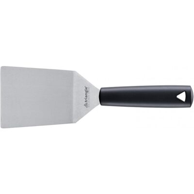 Spatule professionnelle triangle large flexible en inox coudée 28,5cm x 9cm - Publicité Spatule professionnelle triangle large flexible en inox coudée 28,5cm x 9cm - Publicité