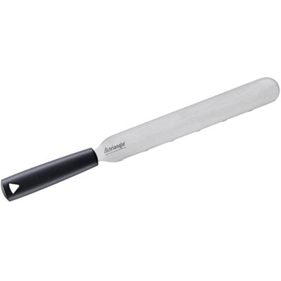 Spatule à dents triangle inox flexible 25cm manche en green grip - Publicité Spatule à dents triangle inox flexible 25cm manche en green grip - Publicité