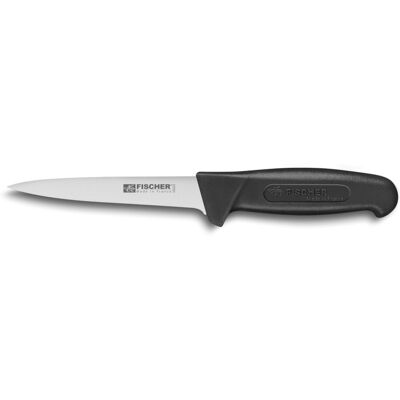 Fischer-Bargoin Couteau à désosser professionnel fischer haccp lame usée 14cm manche noir - Publicité Fischer-Bargoin Couteau à désosser professionnel fischer haccp lame usée 14cm manche noir - Publicité