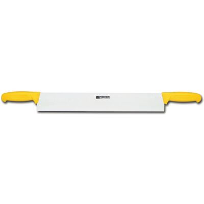 Fischer-Bargoin Couteau à fromage professionnel fischer 2 manches lame 40cm Jaune - Publicité Fischer-Bargoin Couteau à fromage professionnel fischer 2 manches lame 40cm Jaune - Publicité