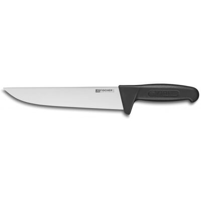 Fischer-Bargoin Couteau de boucher professionnel fischer haccp 25cm manche noir - Publicité Fischer-Bargoin Couteau de boucher professionnel fischer haccp 25cm manche noir - Publicité