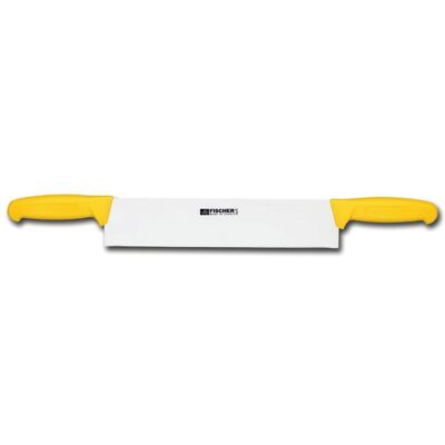 Fischer-Bargoin Couteau à fromage professionnel fischer 2 manches lame 33cm Jaune - Publicité Fischer-Bargoin Couteau à fromage professionnel fischer 2 manches lame 33cm Jaune - Publicité