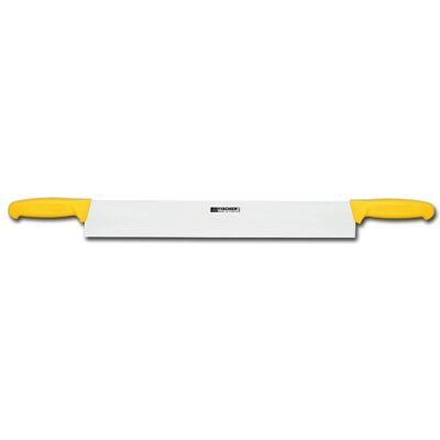 Fischer-Bargoin Couteau à fromage professionnel fischer 2 manches lame 50cm Jaune - Publicité Fischer-Bargoin Couteau à fromage professionnel fischer 2 manches lame 50cm Jaune - Publicité